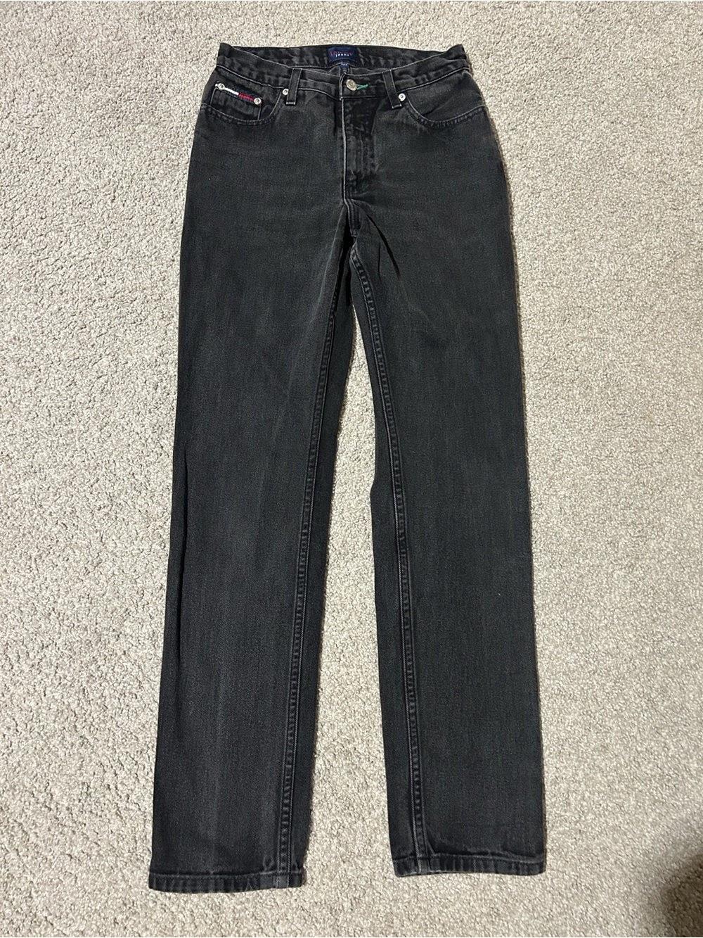 Classic Men's Black Jeans - Slim Straight vintage